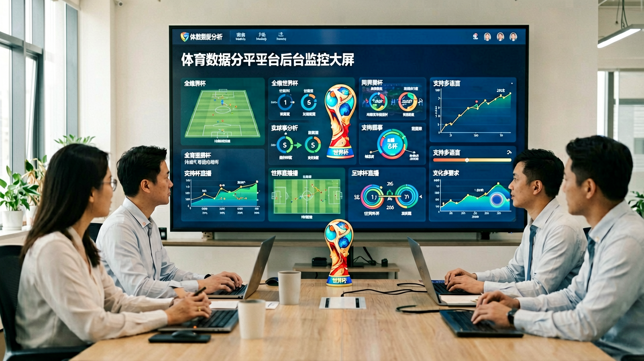 体育数据分析平台后台监控大屏